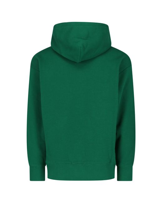 Valentino Green Animal Printed Drawstring Hoodie for men