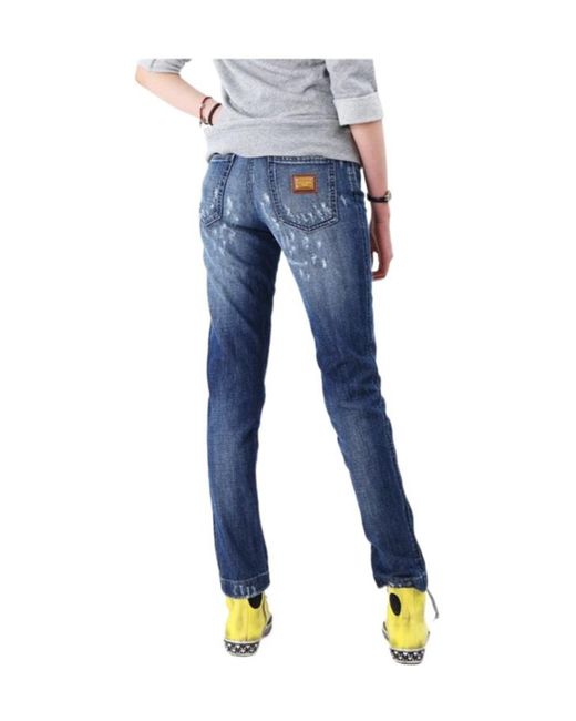 Dolce & Gabbana Blue Jeans With Belt Loops