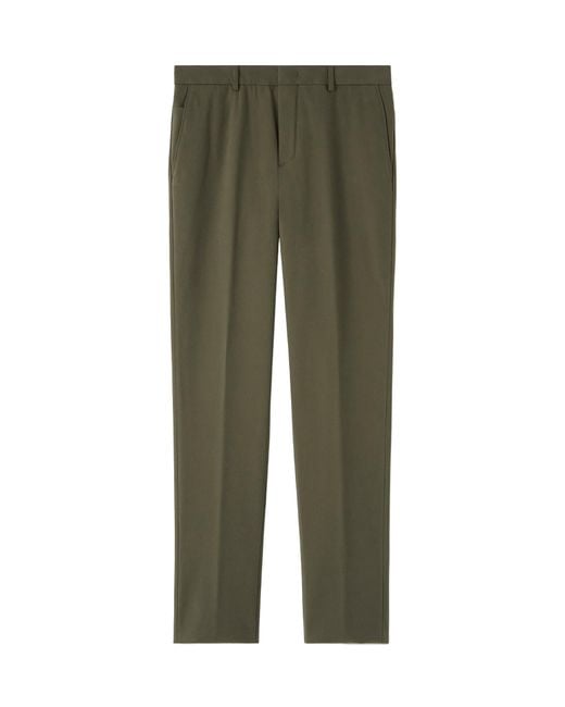 Loro Piana Green Casual Pants With Belt Loops for men