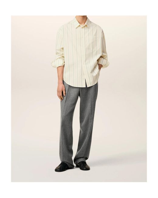 AMI Natural Long-Sleeved Shirt for men