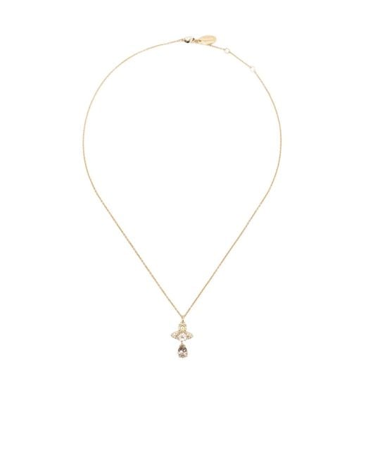Vivienne Westwood White Pendant Necklace