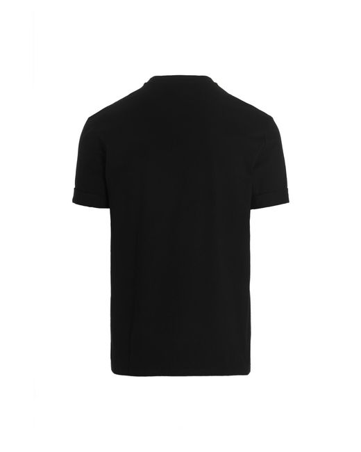 Neil Barrett Black Logo Short-Sleeved T-Shirt for men