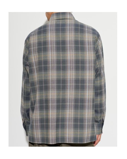 Golden Goose Deluxe Brand Gray Long Sleeve Shirt for men