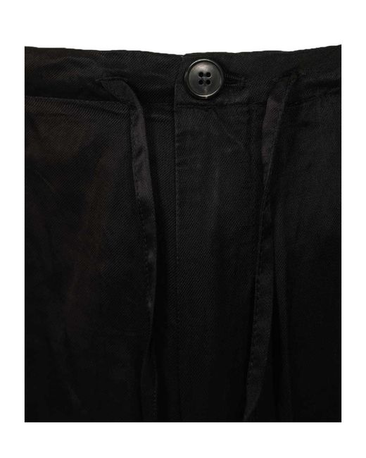 Dries Van Noten Black Straight Leg Pants for men