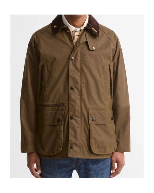 Barbour Brown Icons Bedale Waxed Jacket for men