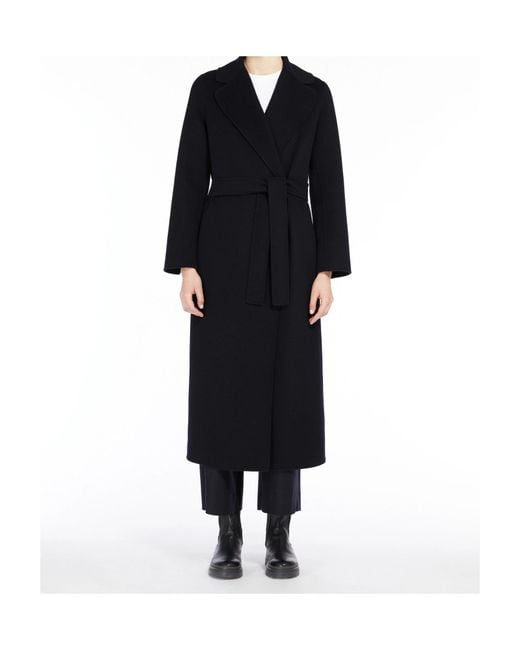 Max Mara Black Long-Sleeved Coat