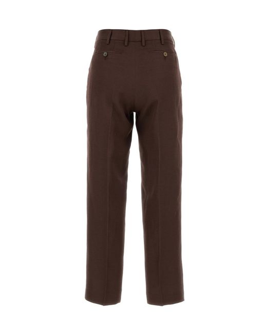 Pt Pantaloni Brown Pt Torino Tailored Trousers