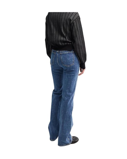 Khaite Blue Belt Loop Jeans