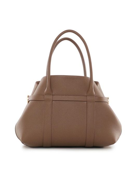 Loro Piana Brown Large Ghiera Tote Bag
