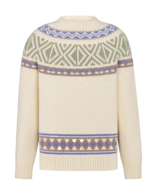 Dior White Mountain Sweater for men