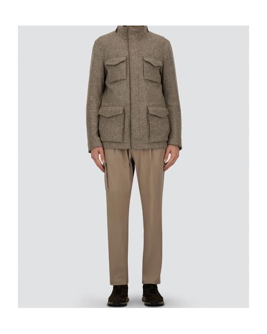 Herno Gray Resort Field Jacket for men