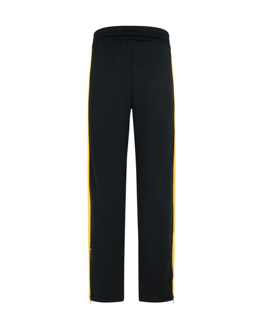 Palm Angels Black Elastic Waist Sweatpants for men