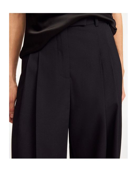 By Malene Birger Black Cymbaria High Waist Trousers