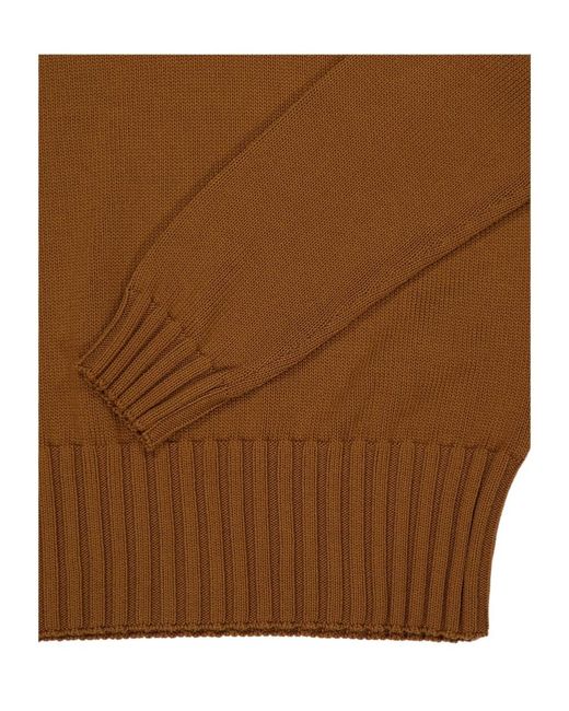 Marni Blue Logo Patch Jumper