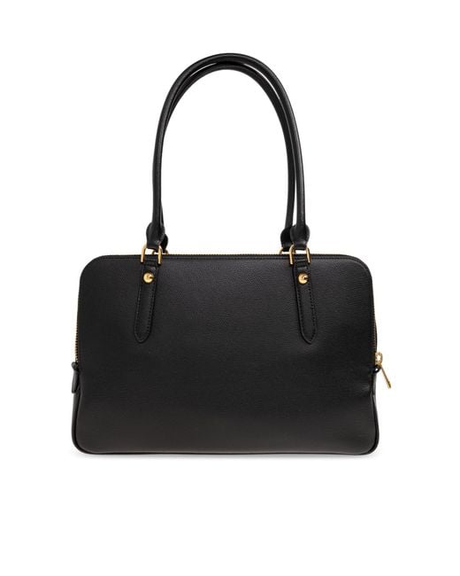 Furla Black Giulia Large Shoulder Bag