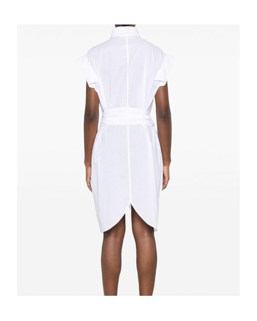 Moschino White Shirt Mini Dress