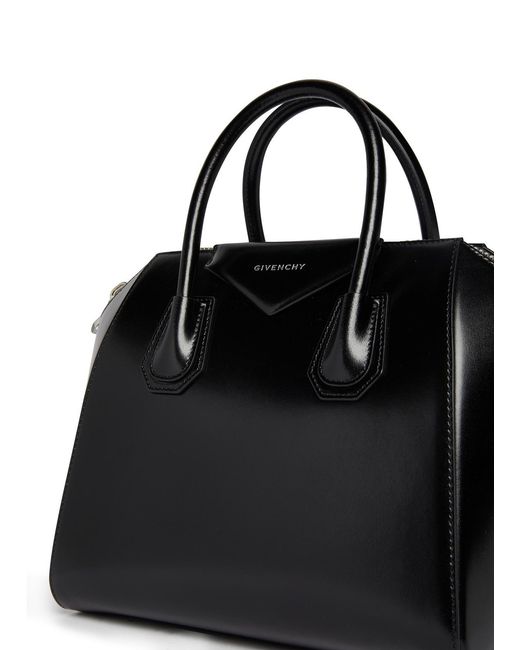Givenchy Black Antigona Logo Handbag