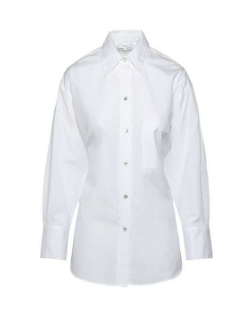Vince White Classic Buttoned Shirt