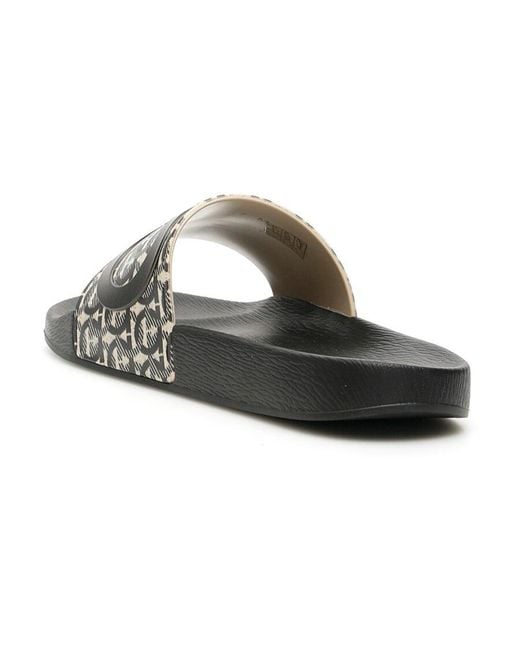 Ferragamo Multicolor Ferragamo Gancini Pattern Sandals for men