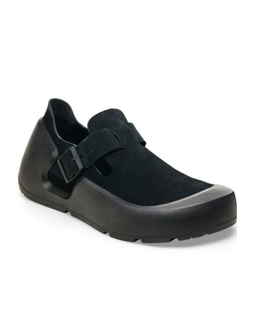 Birkenstock Black Logo-Debossed Trainers