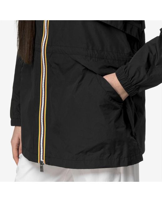 K-Way Black Flap Pocket Jacket