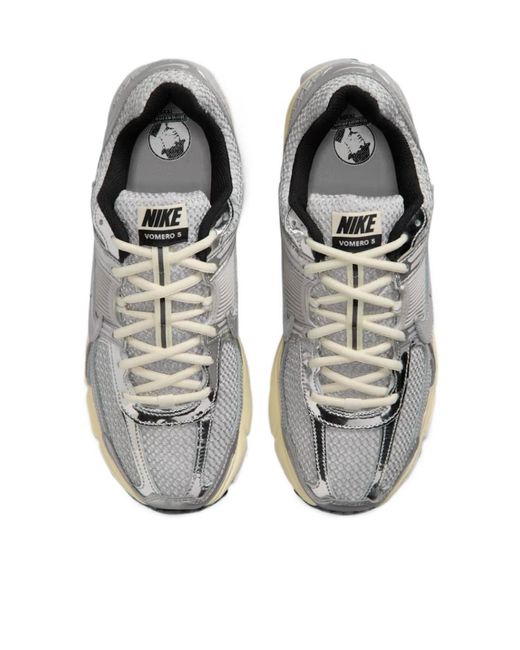 Nike White Zoom Vomero 5 Running Sneakers for men