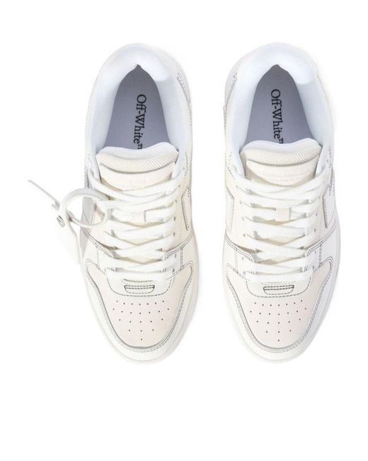 Off-White c/o Virgil Abloh White Out Of Office Low-Top Sneakers