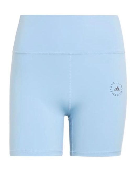 Adidas By Stella McCartney Blue Short Yoga Leggings