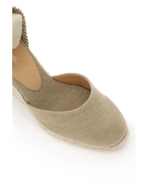 Castaner Metallic Castañer Round Toe Tie-Fastened Espadrilles