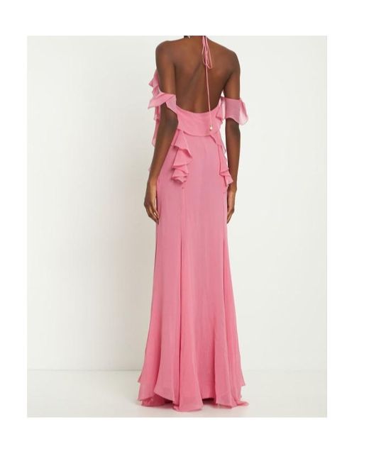 Blumarine Pink Ruffle Dress