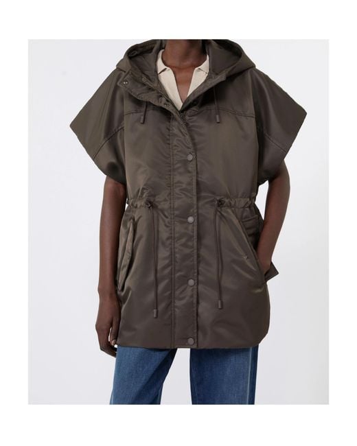Weekend by Maxmara Green Quilted Padded Vest