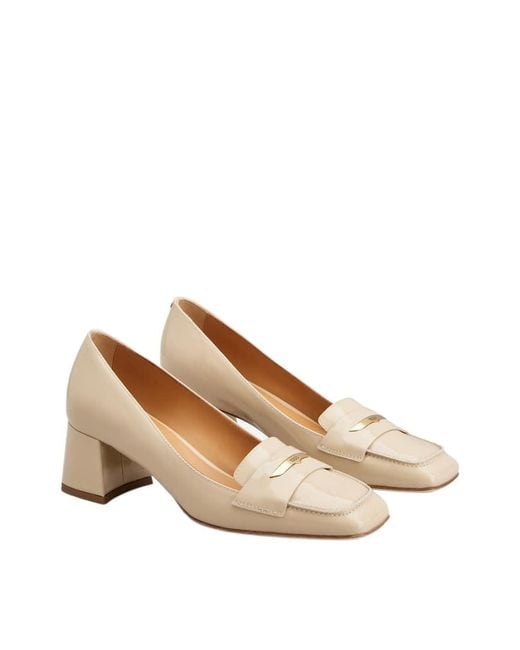 Tod's Natural Penny Bar Pumps