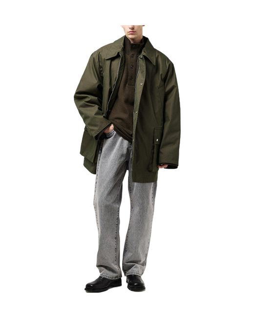 Our Legacy Green Mid-Length Jacket for men