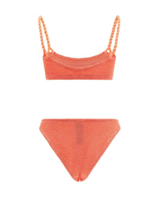 Hunza G Orange 'Phoebe' Bikini