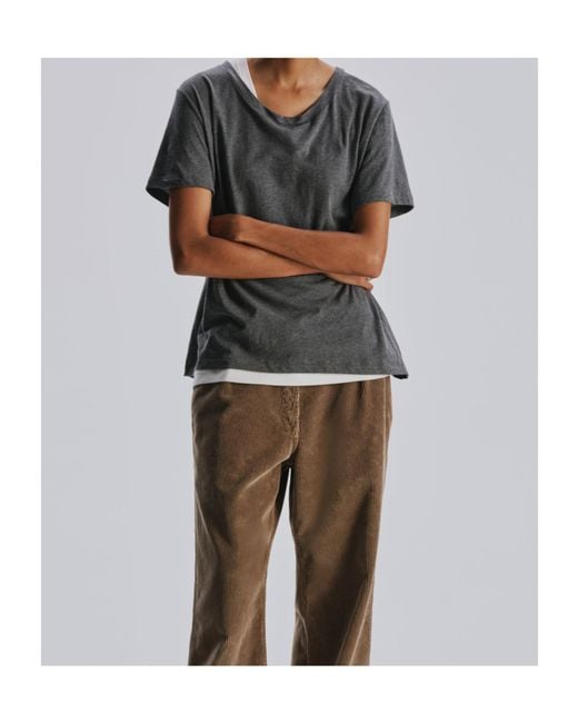 The Row Gray Short-Sleeved T-Shirt