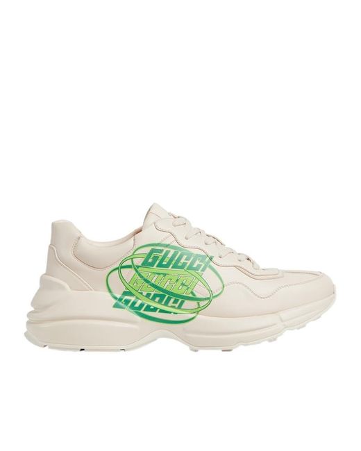Gucci Green Rhyton Series Of Sneakers for men