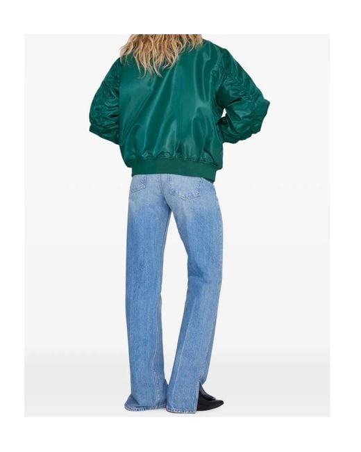 Anine Bing Green Leon Bomber