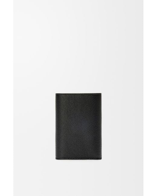 Loewe Black Logo Detailed Folded Small Wallet