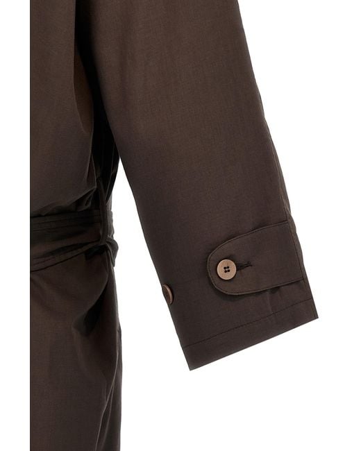Magliano Brown La Sapienza Classic Coat for men