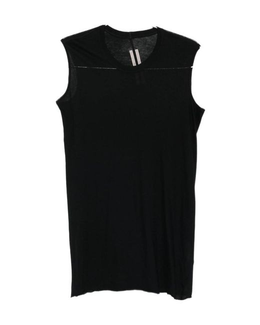 Rick Owens Black Sleeveless Top for men