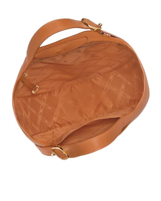 Longchamp Brown Le Foulonné Xl Grained-Leather Tote Bag