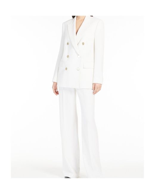 Max Mara White Studio Edicola Double-Breasted Blazer