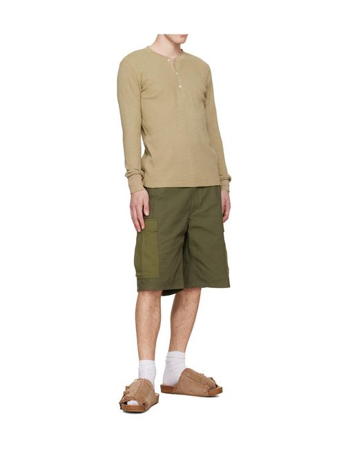 Visvim Brown Christo Shaman-Folk Slippers for men