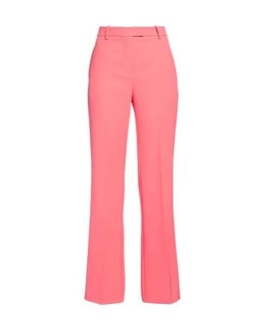 Ganni Pink High-Waisted Tapered Casual Pants