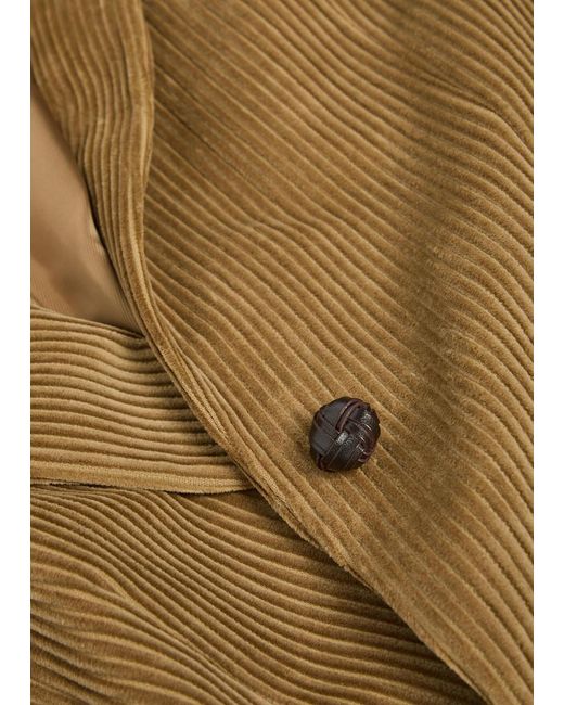 Rohe Green Oversized Corduroy Blazer