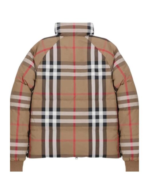 Burberry Brown Reversible Nylon Puffer Jacket