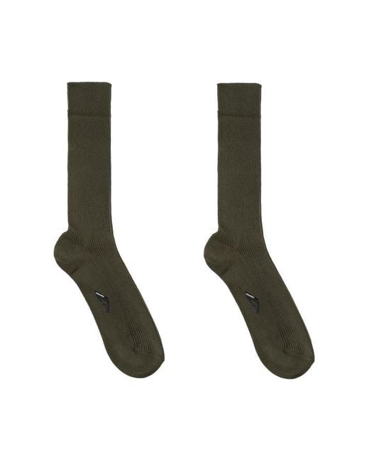 DSquared² Black Ribbed Knit Socks for men