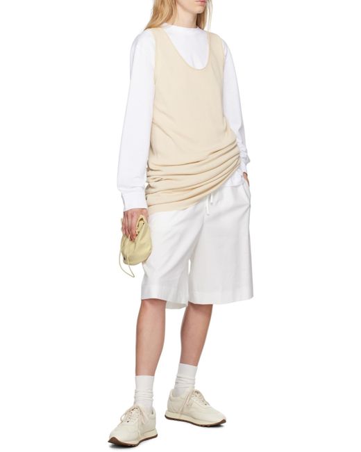 The Row White Owen Runner Mesh Lace-Up Sneakers