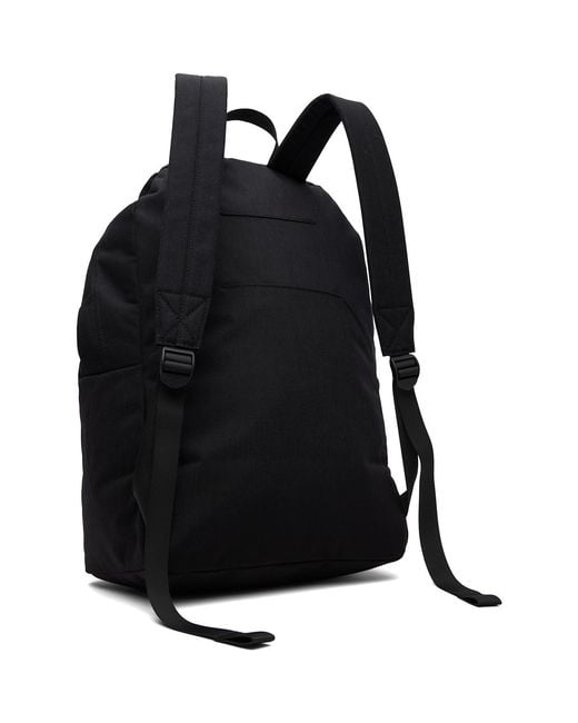 Visvim Black Zippered Backpack for men