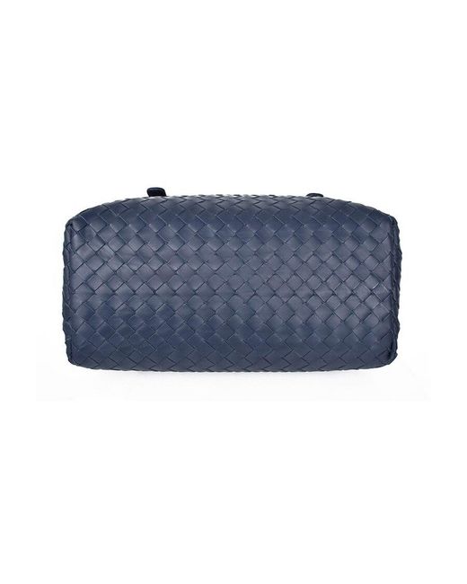 Bottega Veneta Blue Weave A Handbag